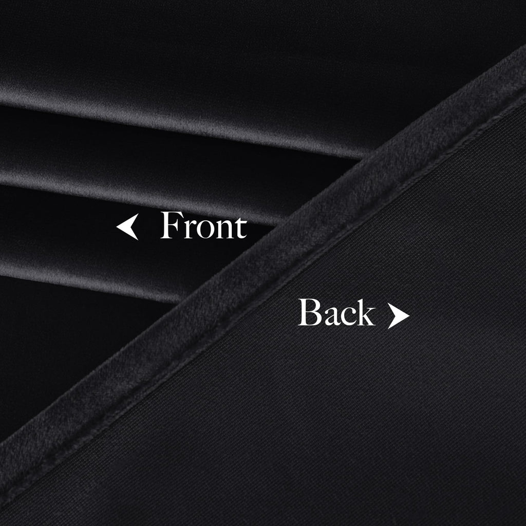 Black Out Velvet Curtains 108 inches Long A154