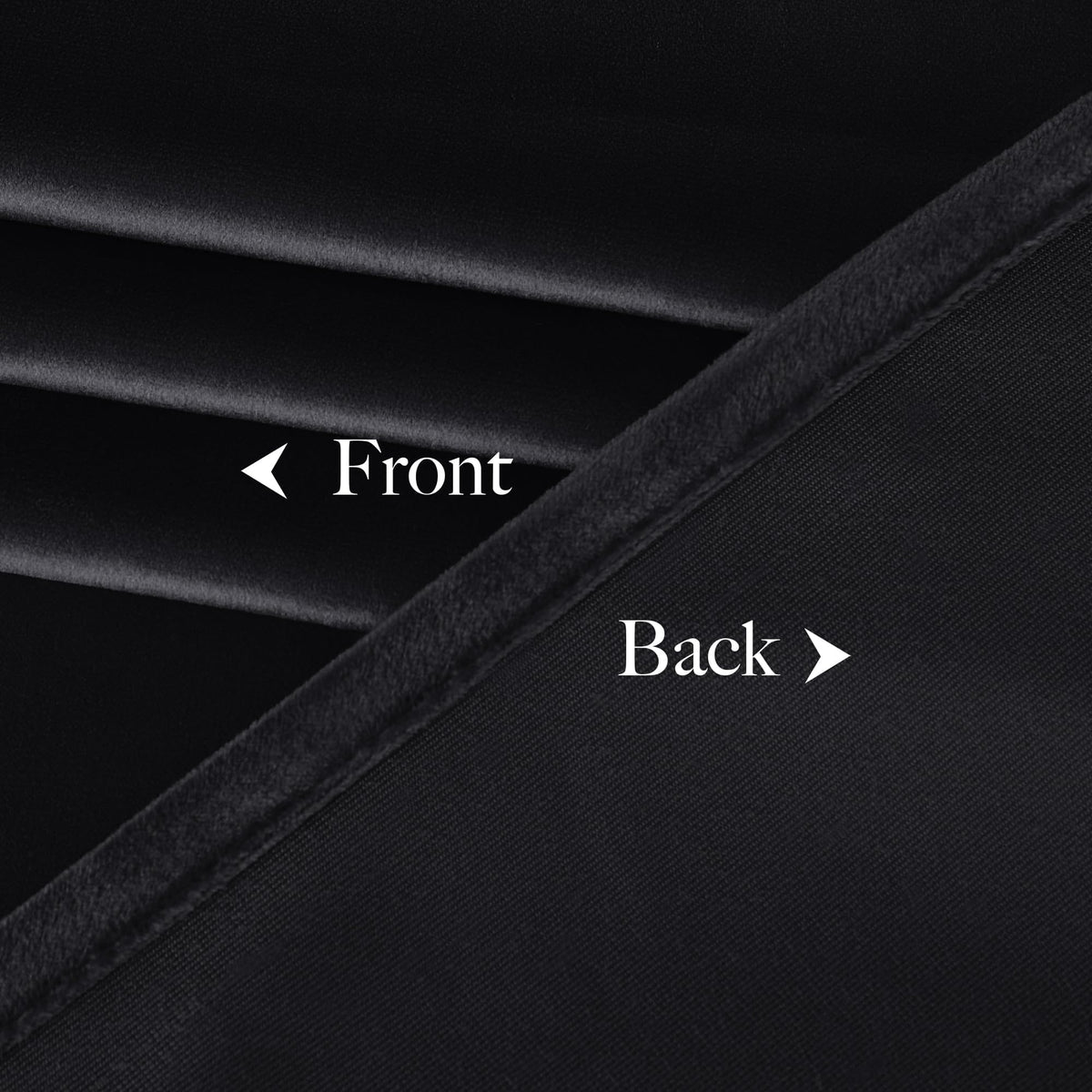Black Out Velvet Curtains 108 inches Long A154