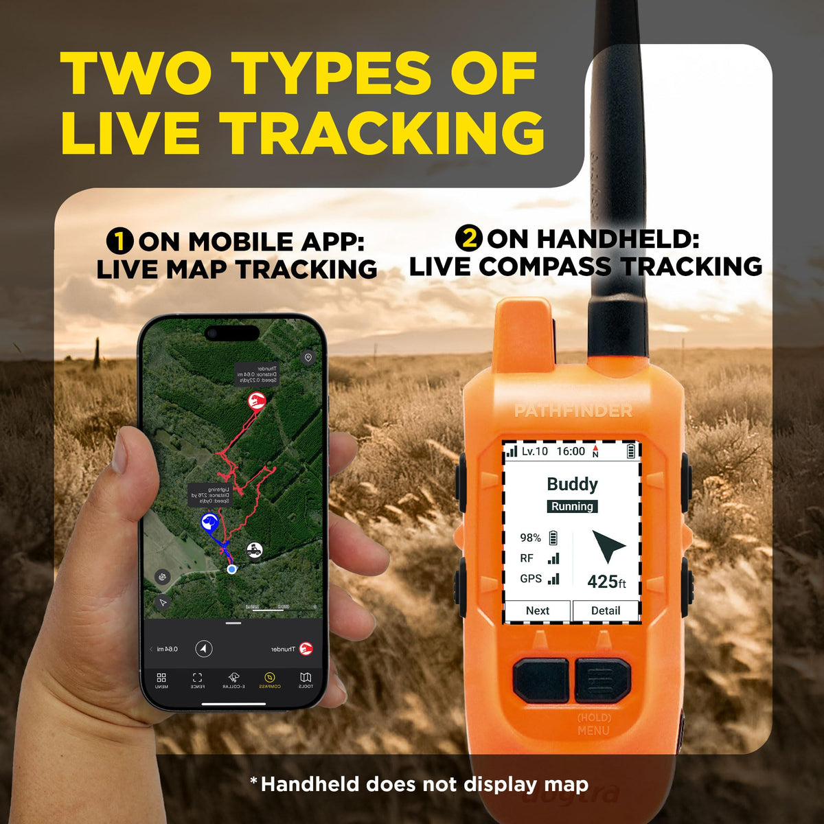 GPS Dog Tracking and Training System I398