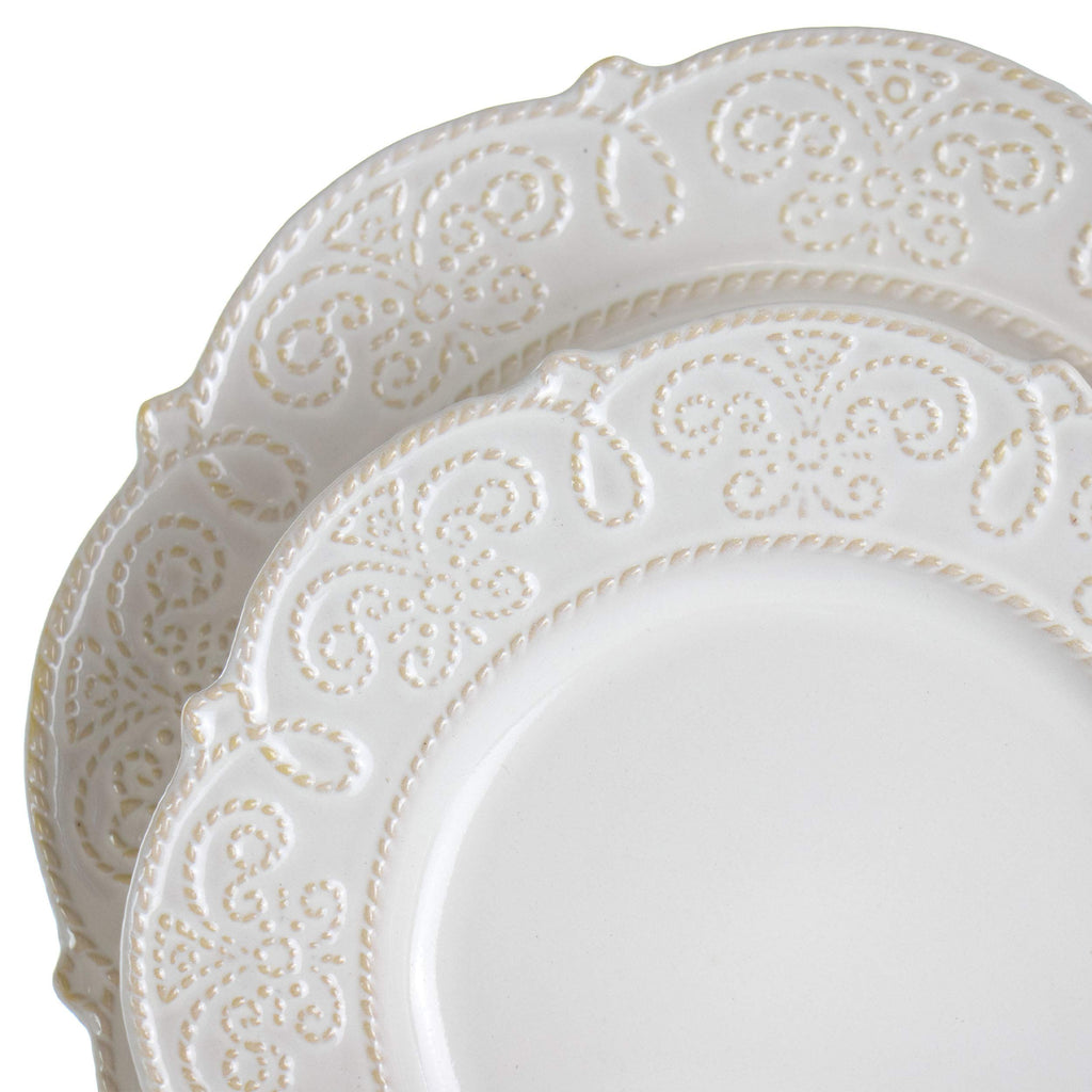 Round Stoneware 16 Piece Dish Set T44000