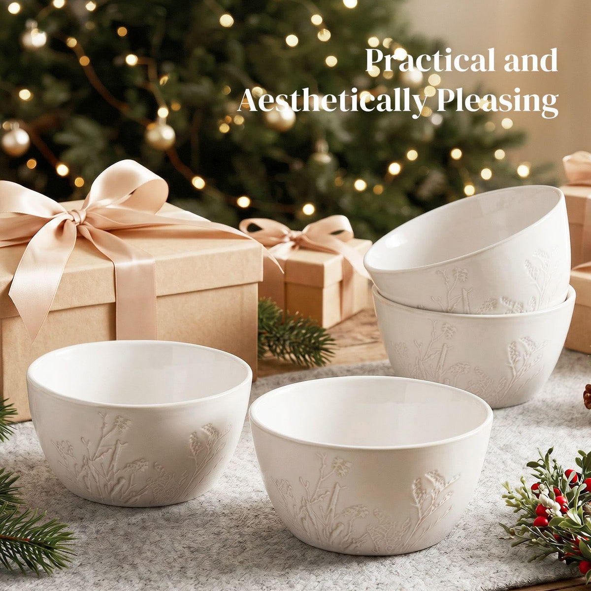 32 OZ Ceramic Soup Bowls Set of 4 Q163077