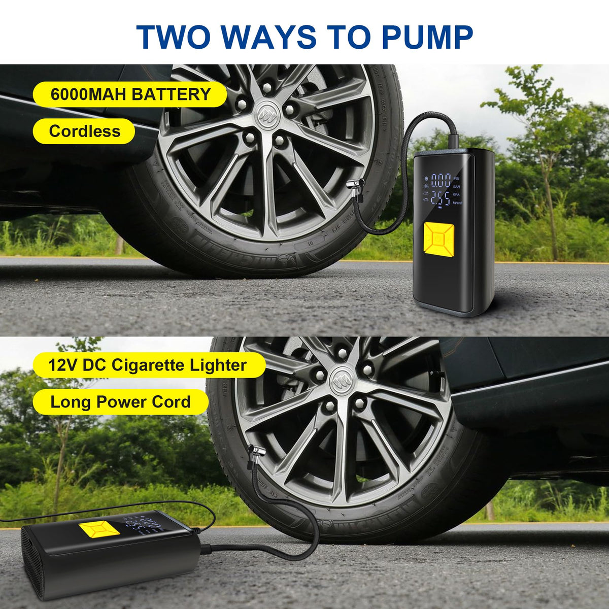 Portable Air Compressor 150 PSI Digital Tire Inflator X228