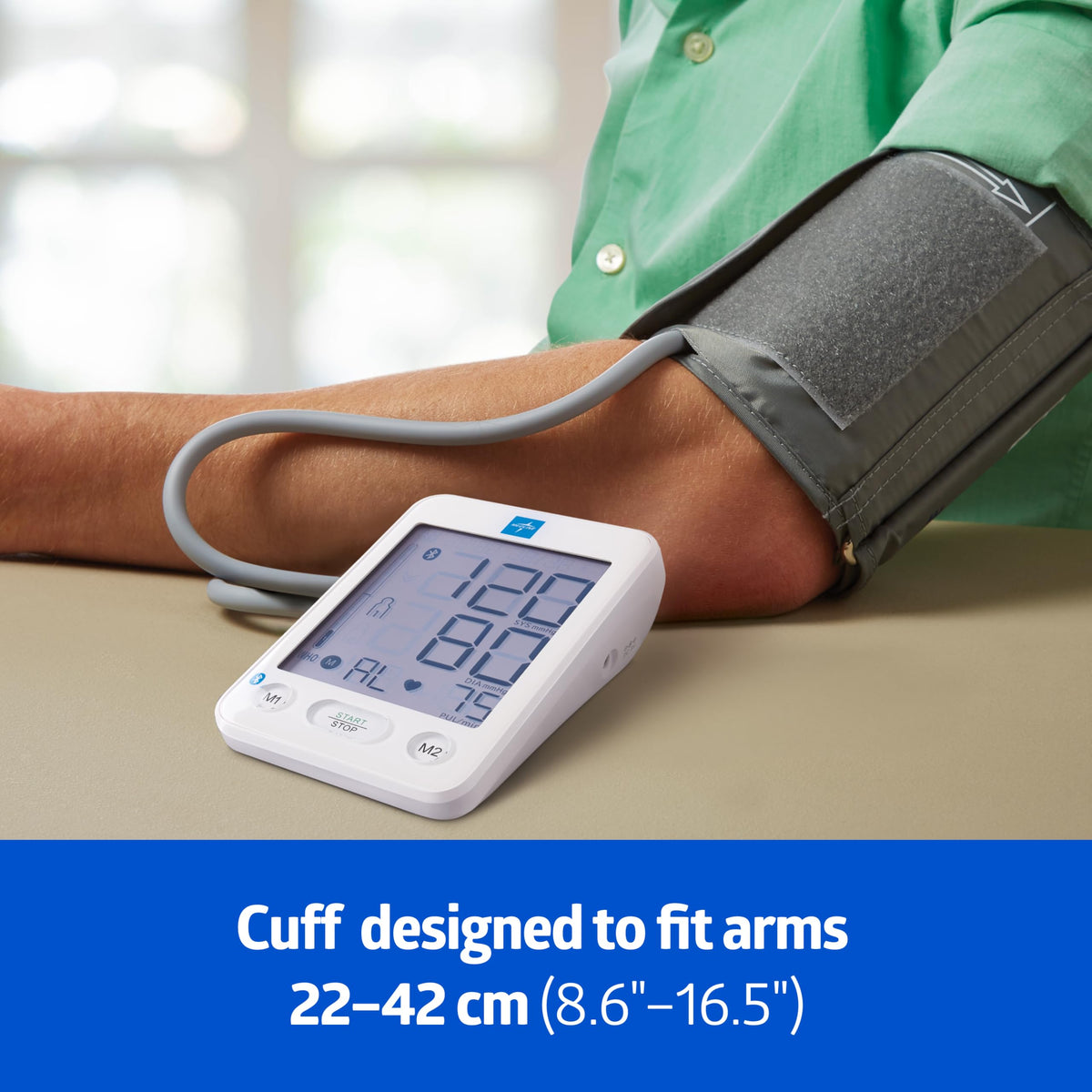 Bluetooth Blood Pressure Monitor with Upper Arm Cuff L139