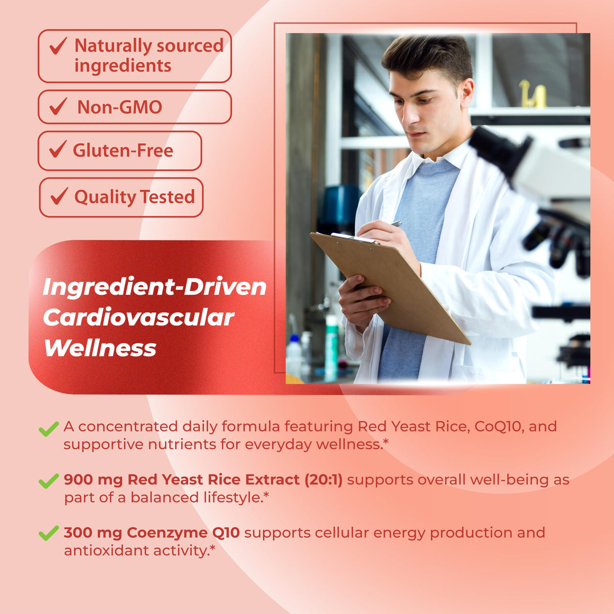 Red Yeast Rice Complex 1,410 mg 150 Capsules B802