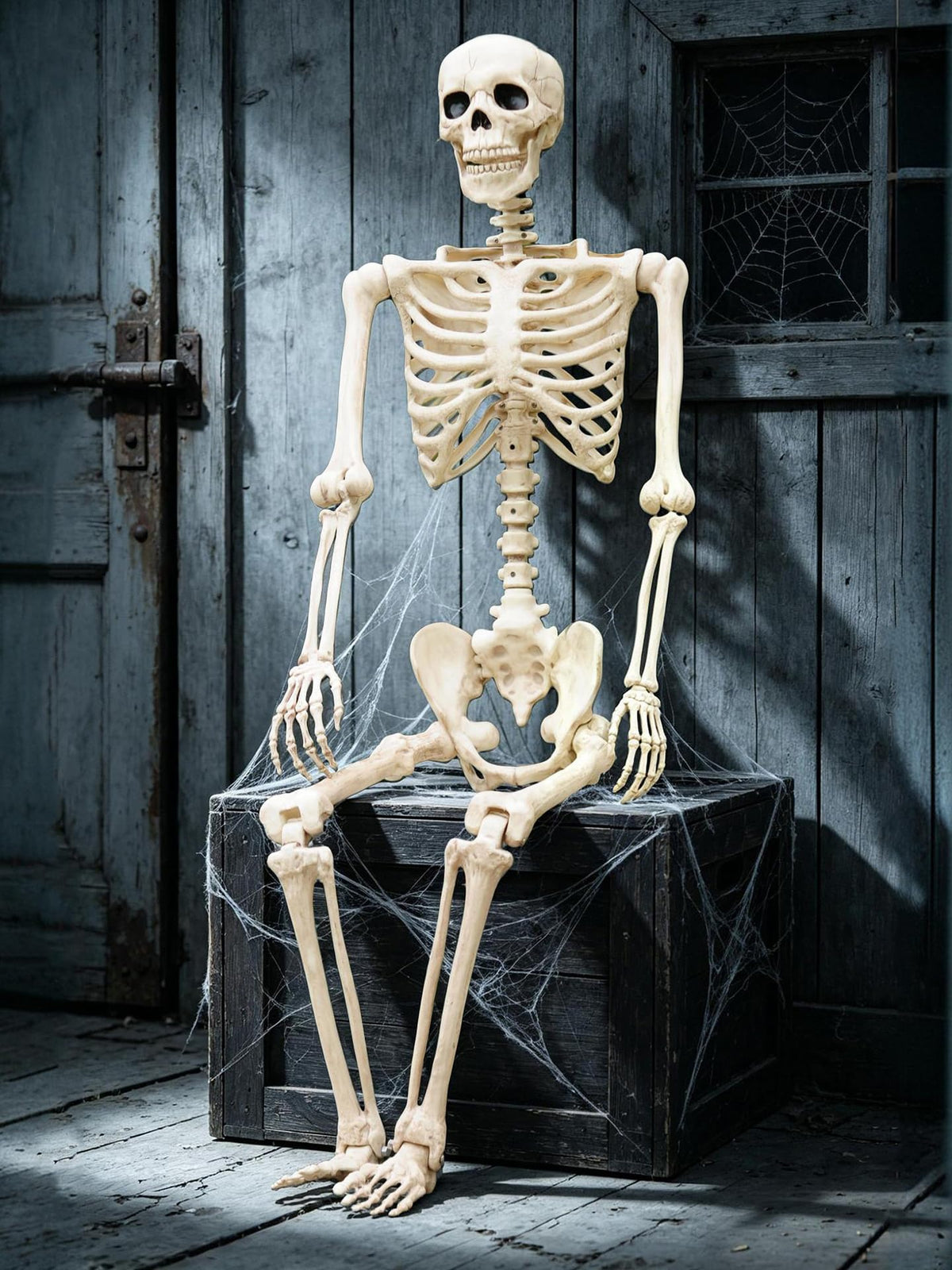 Life Size Posable Skeleton with Movable Joints U2675