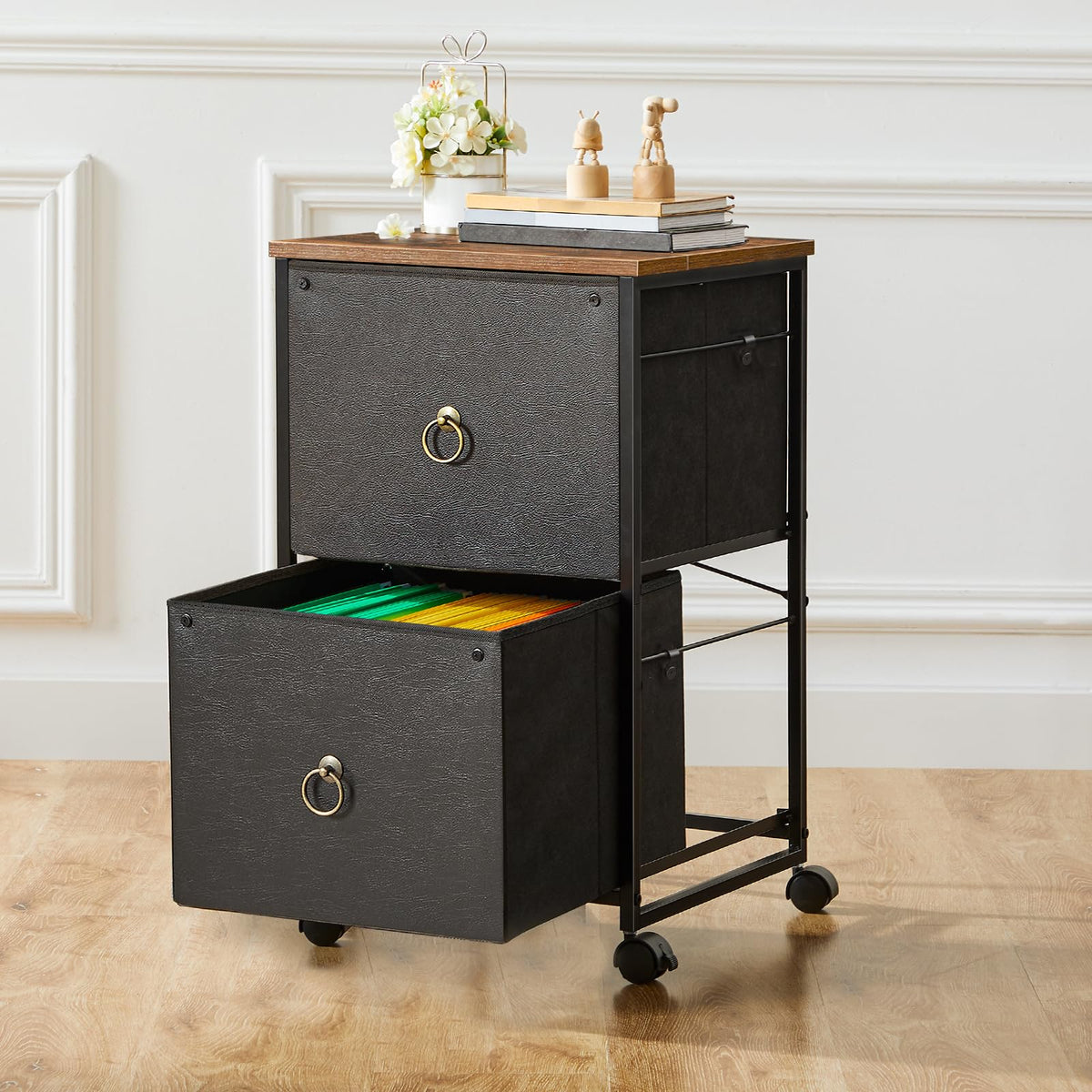 2 Drawer Mobile File Cabinet N41736