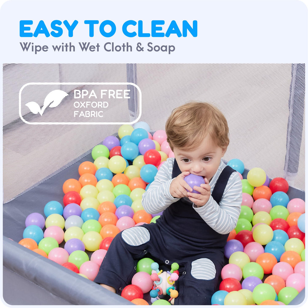 Baby Playpen 50x50 Grey W714