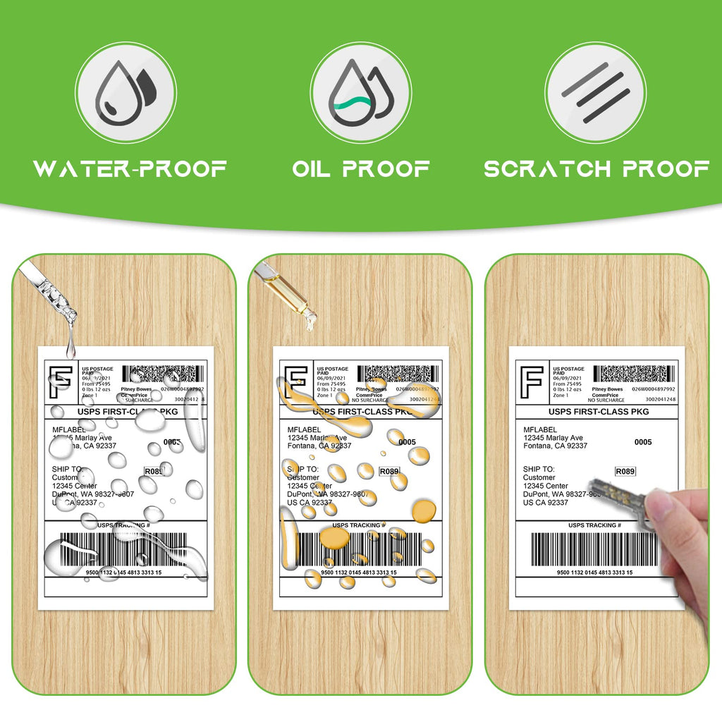 4x6 Direct Thermal Shipping Labels, 4 Rolls, 450 Labels/Roll E77564