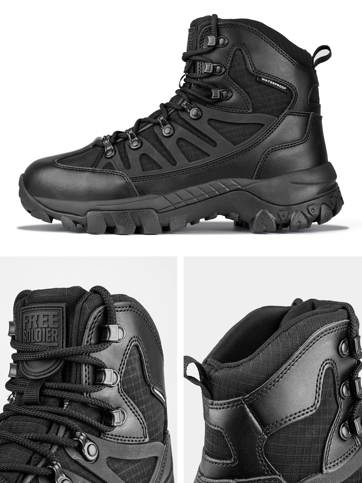 Waterproof Tactical Hiking Work Boots U1816