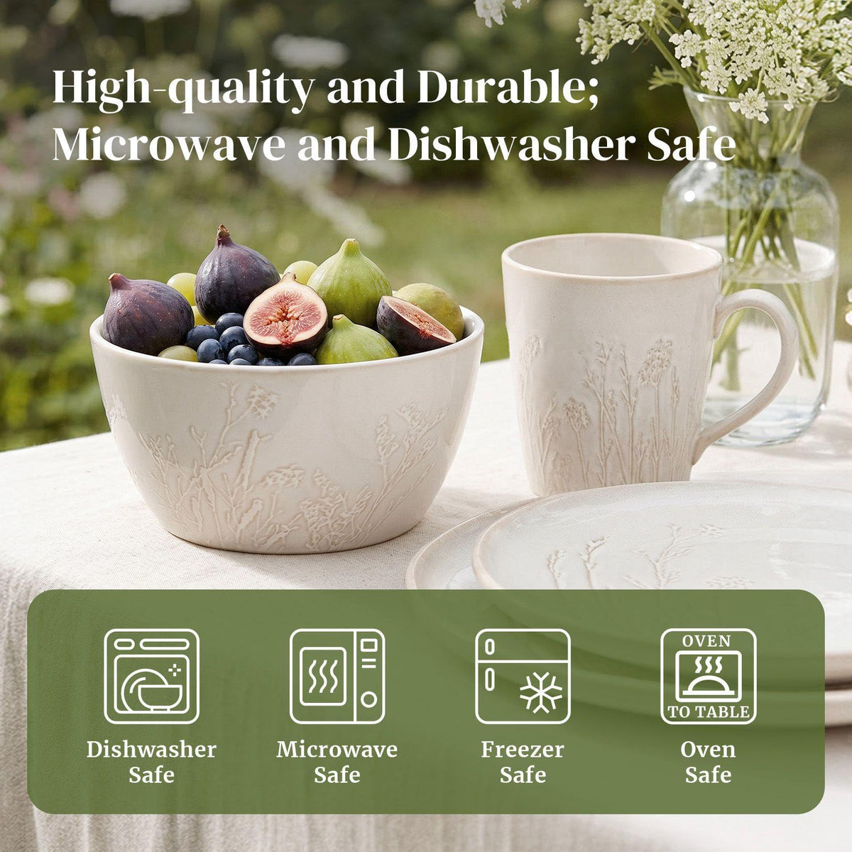 32 OZ Ceramic Soup Bowls Set of 4 Q163077