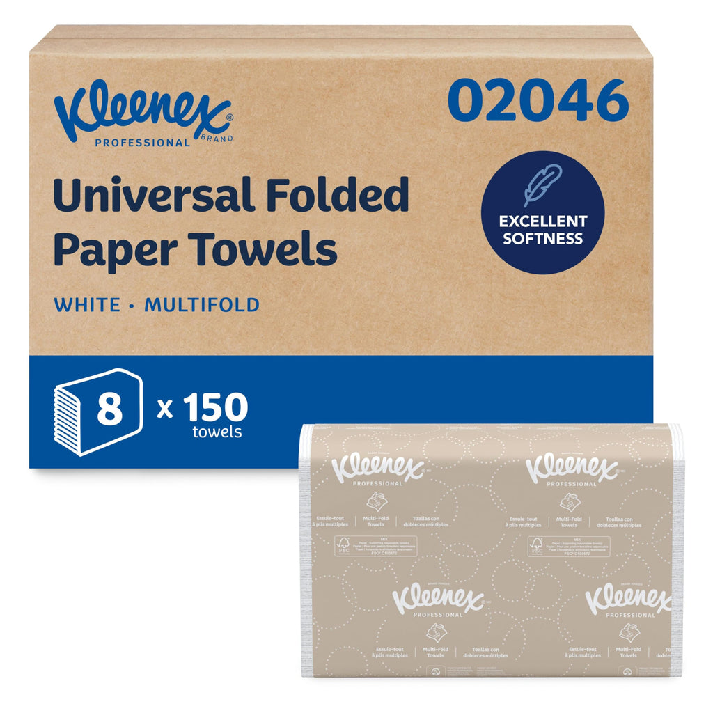 Multifold Paper Towels, 8 x 150 Sheets T348
