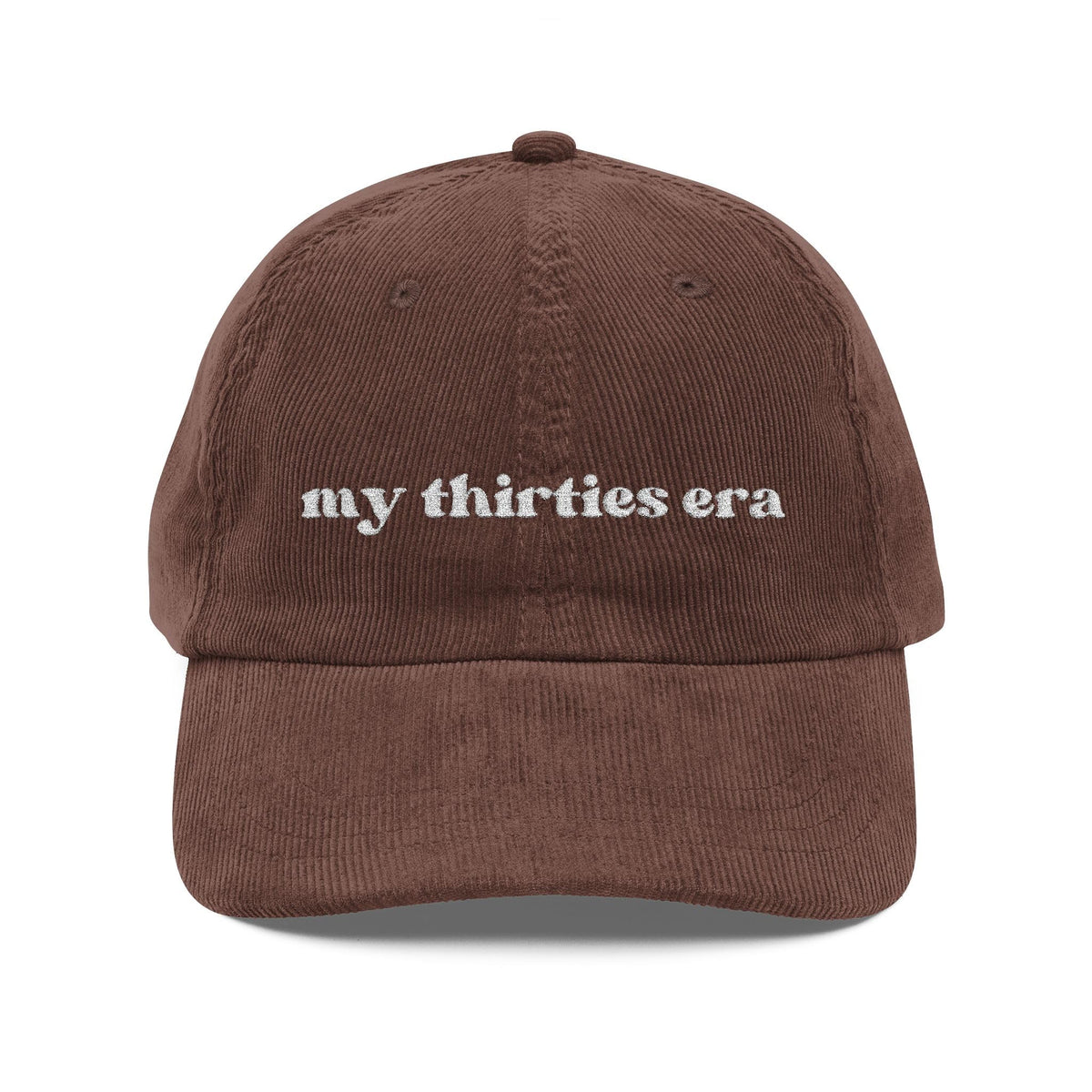 Embroidered Corduroy Hat T26516