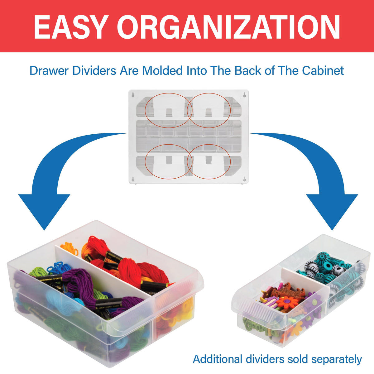 44 Drawer Black Plastic Storage Cabinet Q866921
