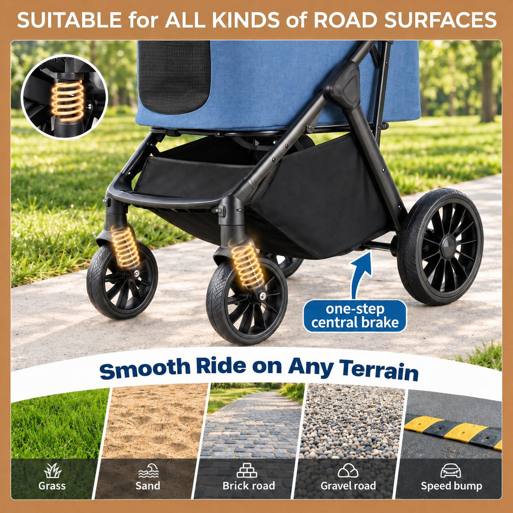 Foldable Dog Stroller I5169