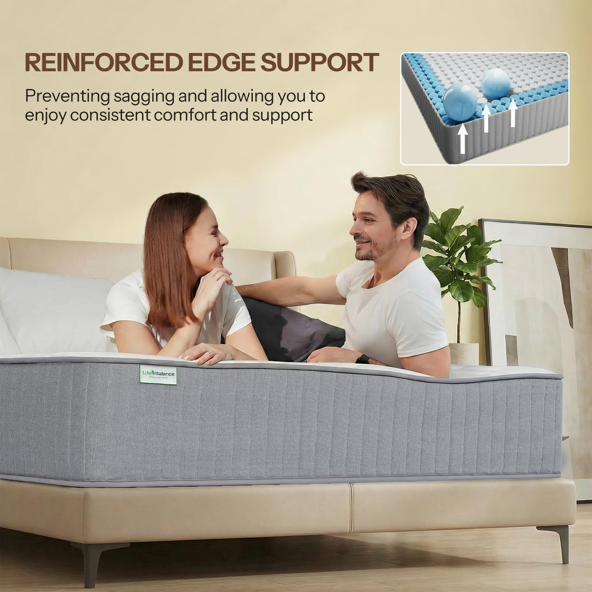 12 Inch Full Hybrid Mattress Medium Firm K692