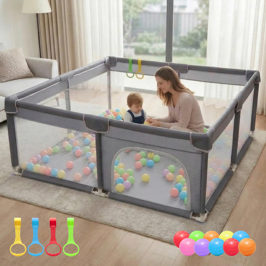 Baby Playpen 50x50 Grey W714