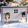 Waterproof Outdoor Cat House H168