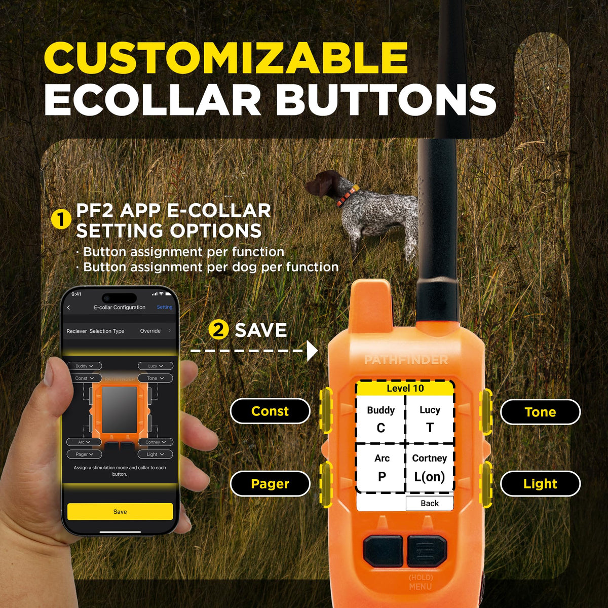 GPS Dog Tracking and Training System I398