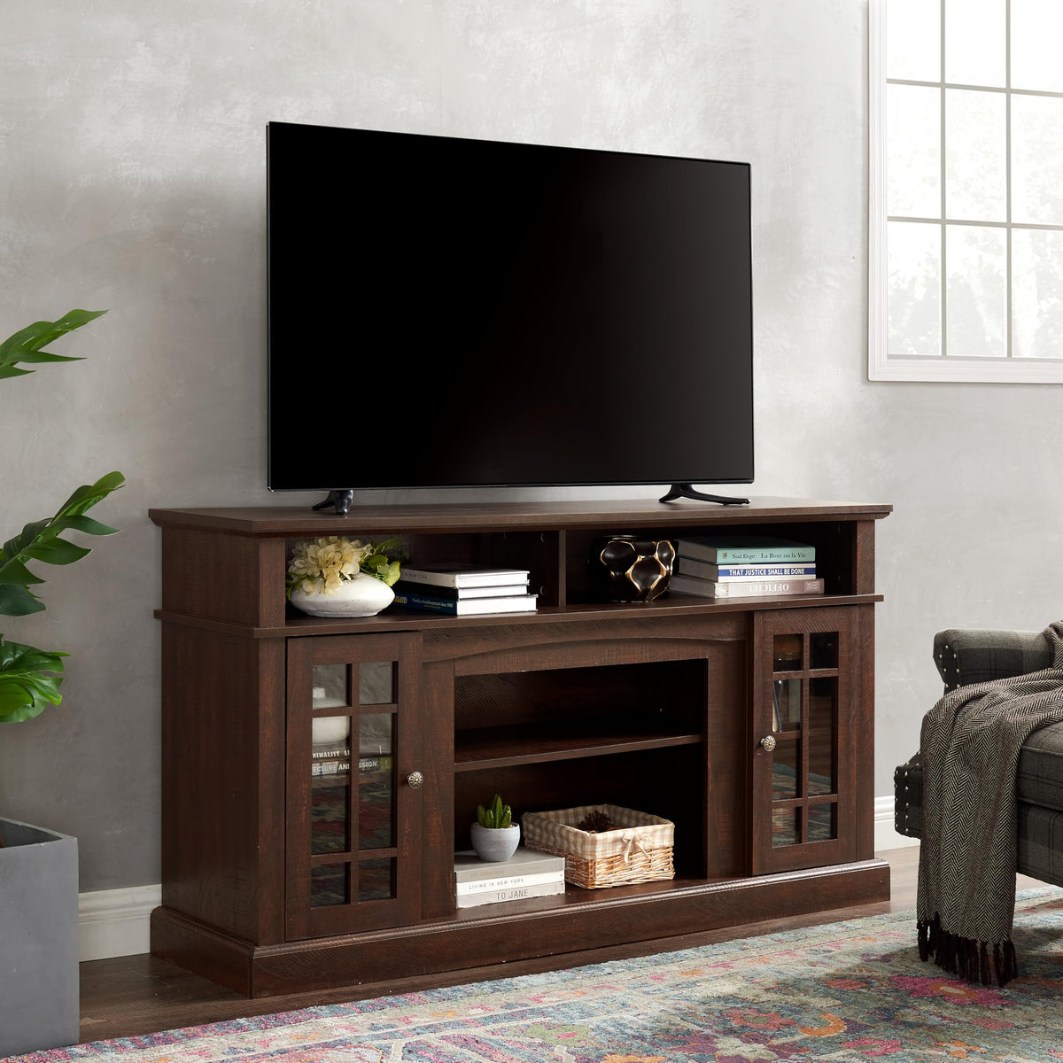 Espresso TV Media Stand with Storage C587809