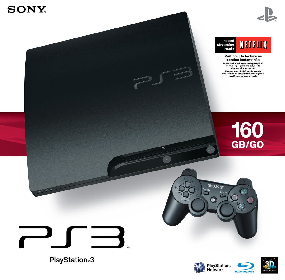 Playstation 3 160GB System W309