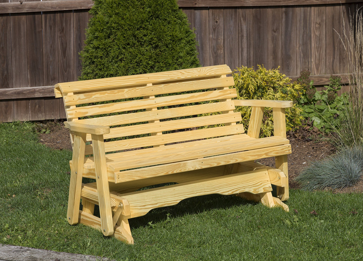 Heavy Duty 800 Lb Pressure Treated Outdoor Glider N838025